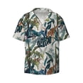 thumbnail image 6 of Kdxio Men's Hawaiian Shirt for Men Short Sleeve Shirt Hawaiian Style Summer Casual Holiday Beach Button Down T-Shirts, 6 of 7