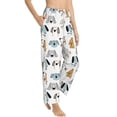 thumbnail image 2 of Xecao Puppy Women's Straight Lounge Pajama Pants: The Epitome of Relaxed Sleepwear, 2 of 9