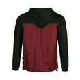 thumbnail image 3 of Beautiful Giant Polyester Men's Coat Long Sleeves Water Resistant Windbreaker Hoodie Jacket, 3 of 6