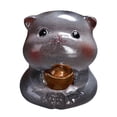 thumbnail image 3 of Tea Pet Cat Lucky Cat Figurilla Lindo Gatito Resina Artesanía Adorno Animal Pequeño Estatua Escultura para Mesa de Té Bonsai Sala de Té Decoración de Estilo D Sunnimix Estatuilla de mesa, 3 of 8