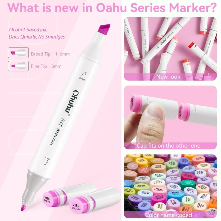 OHUHU Ohuhu Markers for Adult Coloring Books: 160 Colors Coloring