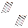 thumbnail image 4 of Seitruly 6 Pieces Nail Brush Set Color Crystal Powder Flower Inlaid Anti-slip Elegant Painting Accessories Pens Pole Handle Manicure Type2 NO2 Seitruly CBP256735, 4 of 6