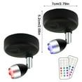 thumbnail image 6 of LED Spot Lights, Indoor Wireless Battery Operated Small Spotlight with Remote Control RGB+Mini Accent Lights w/Dimmer & Timer for Lighting up Artwork Painting Display (2-Pack), 6 of 6