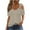 Khaki, variant on Fashion Clothing Women Casual Short Sleeve Solid Color Shirts Tops Summer Neck Flower Lace Blouse Top Womens Short Sleeve Button down Tops Juniors Nice Tops 3x Tops for Women plus Size Flora Khaki XXL