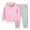 Pink Hoodie + Gray Pants, variant on Esaierr Kids Toddler 2Pcs Sweatshirts Outfits Hooded Tracksuit Jogger Set 1-12T Long-Sleeved Pullover Sweat Kids Baby Teen Casual Suit for Boys Girls