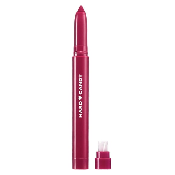 Hard Candy Lip Shine Lipstick Honeycomb, Berry Lip Color, Hydrating Lip Liner, Built-in Sharpener