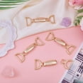 thumbnail image 5 of Alloy Scarf Ring Buckles Double D-Ring & Ring Snaffle Bit for Scarf Belts Light golden 73x25x8mm Inner Diameter: 18.5x9mm, 5 of 7