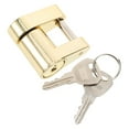 thumbnail image 6 of NICEXMAS Insertable Hitch Coupling Lock Solid Brass Yellow 1Pack Theft Protection, 6 of 8