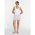 thumbnail image 3 of Joyspun Women's Woven Pajama Boxer Shorts, 3'' Inseam, Sizes XS-2X, 3 of 6