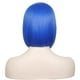 thumbnail image 4 of Peluca para cosplay WildCos, corta, recta, sintética, azul, para mujer, 4 of 4