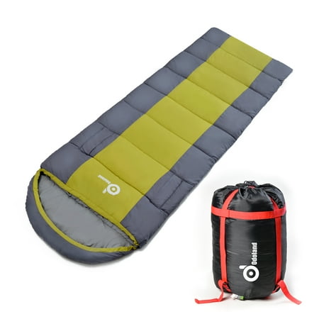 Odoland Portable Cold Weather 40f Sleeping Bag Best 3 Season Odoland Portable Cold Weather 40f Sleeping Bag Best 3 Season W Compression Package