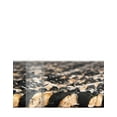 thumbnail image 5 of Unique Loom Chindi Trellis Collection Area Rug - Sand (8' x 10' Rectangle Black/Natural), 5 of 7