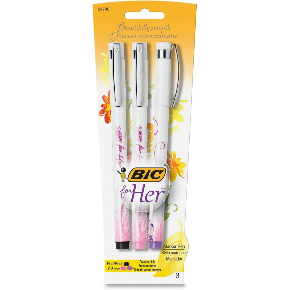 BIC for Her Floral Fashion Marker Pen