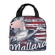 thumbnail image 1 of Disketp Mallard Duck With American Flag for Insulated Lunch Bag for Women and Men, Perfect for Work, Hiking, Picnic, 1 of 8