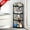 Black, variant on Bxaolu Standing Corner Shower Caddy - 3 Tier Shower Organizer Corner with 4 Hooks, Plastic Bathroom Storage Shelves for Bathroom Accessories, Black
