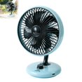 thumbnail image 5 of Leeye Retro USB Desk Fan, Vintage Style Portable Fan with Adjustable Wind Speed, Quiet Personal Fan for Home Office Desktop, Compact Lightweight Design, C, One Size,, 5 of 5