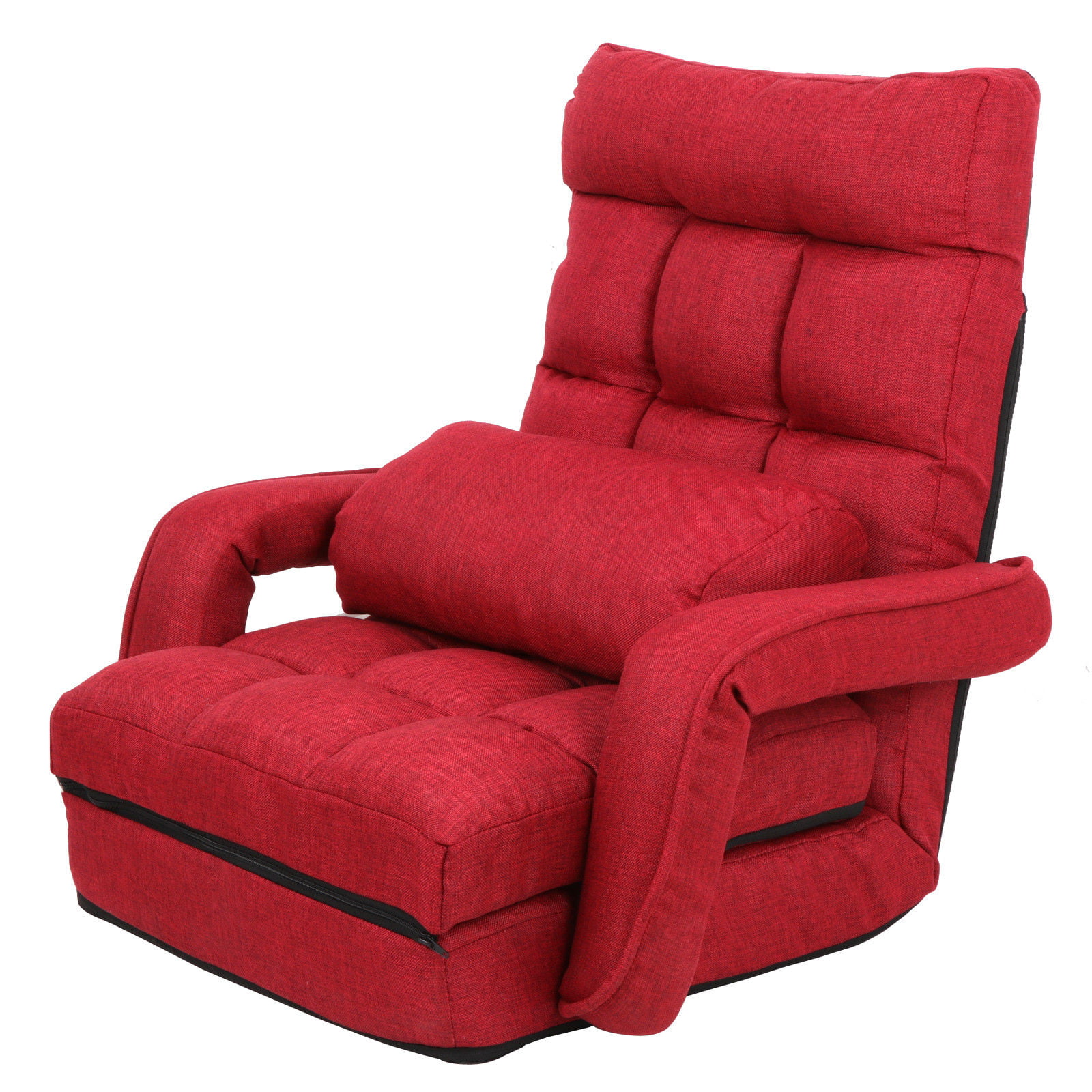 ZENY Adjustable 5 Position Folding Floor  Chair  Lazy Sofa  