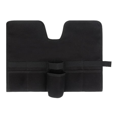 

Canvas Barware Roll Bag Portable Cocktail Tool Bag Bartender Bag for Outdoor Black