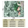 thumbnail image 5 of My Hero Academia Blanket Ultra Soft Warm All Season Decorative Fleece Blankets for Bed Chair Car Sofa Couch Bedroom 40"x30", 5 of 9