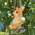 thumbnail image 4 of SSZMDLB under $5 Bunny Garden Hanging, Cute Rabbit Swag Pendant for Outdoor, Hanging Bunny Decoration for Courtyard and Balcony, Whimsical Animal Pendant for Tree and Garden, 4 of 9
