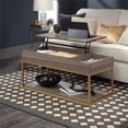 thumbnail image 4 of Sauder International Lux Engineered Wood Lift Top Coffee Table in Diamond Ash, 4 of 11