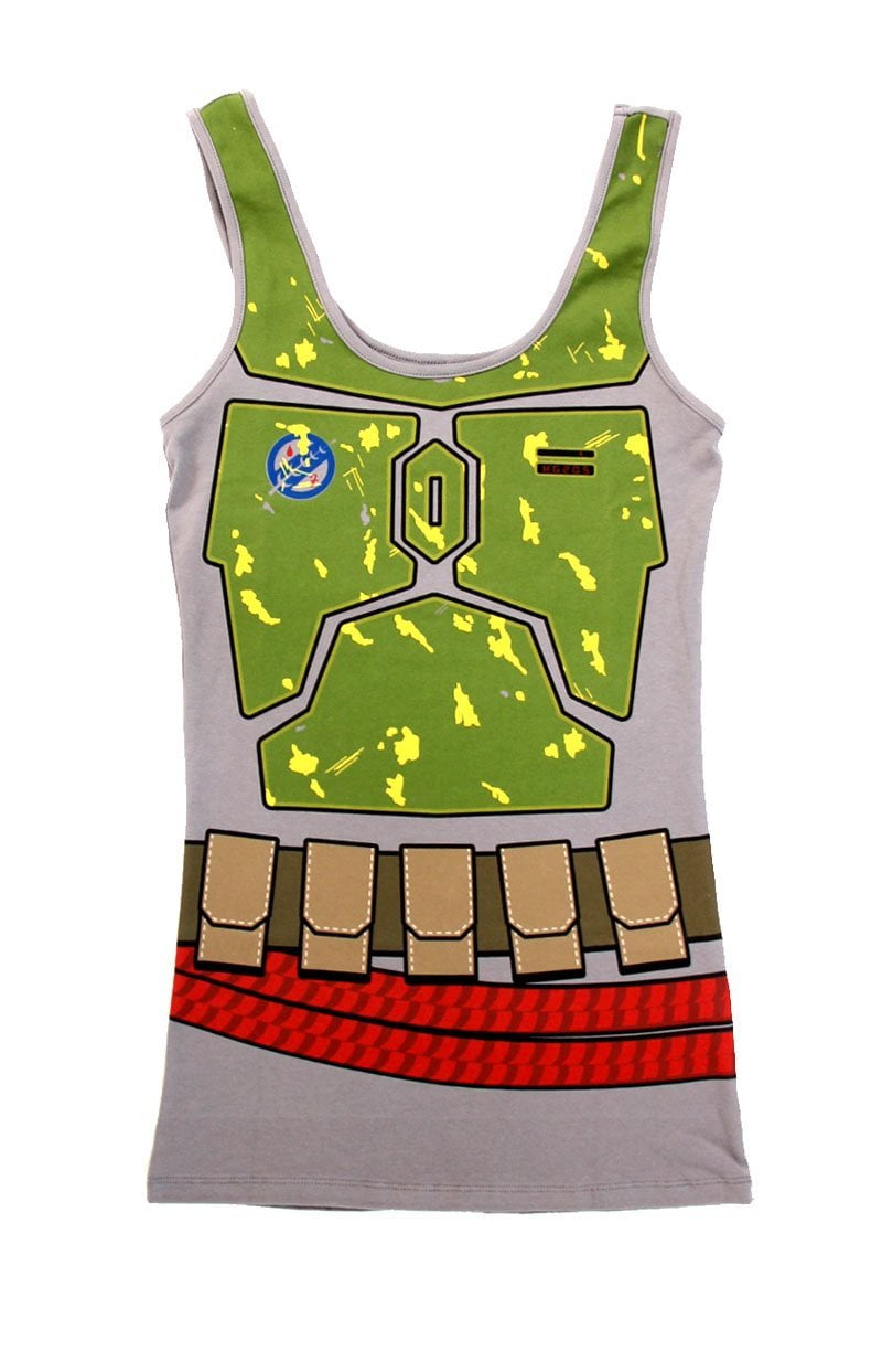 Star Wars - Star Wars Boba Fett Juniors Costume Tank Top ...
