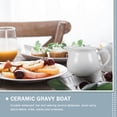 thumbnail image 5 of Sauce Container Sauce Boat Ceramic Milk Sauce Cup Ceramic Gravy Boat Gravy Container, 5 of 5