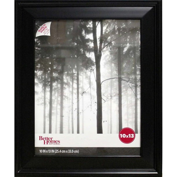 Better Homes Gardens 10x13 Beveled Picture Frame Black Walmart Com Walmart Com