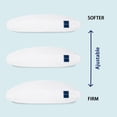 thumbnail image 4 of ACCURATEX Hybrid Pillow for Sleeping, Adjustable Shredded Memory Foam Pillow Core with Fluffy Down Alternative Fill Removable Cotton Cover,for Side,Back,Stomach Sleepers,Queen Size, 4 of 6