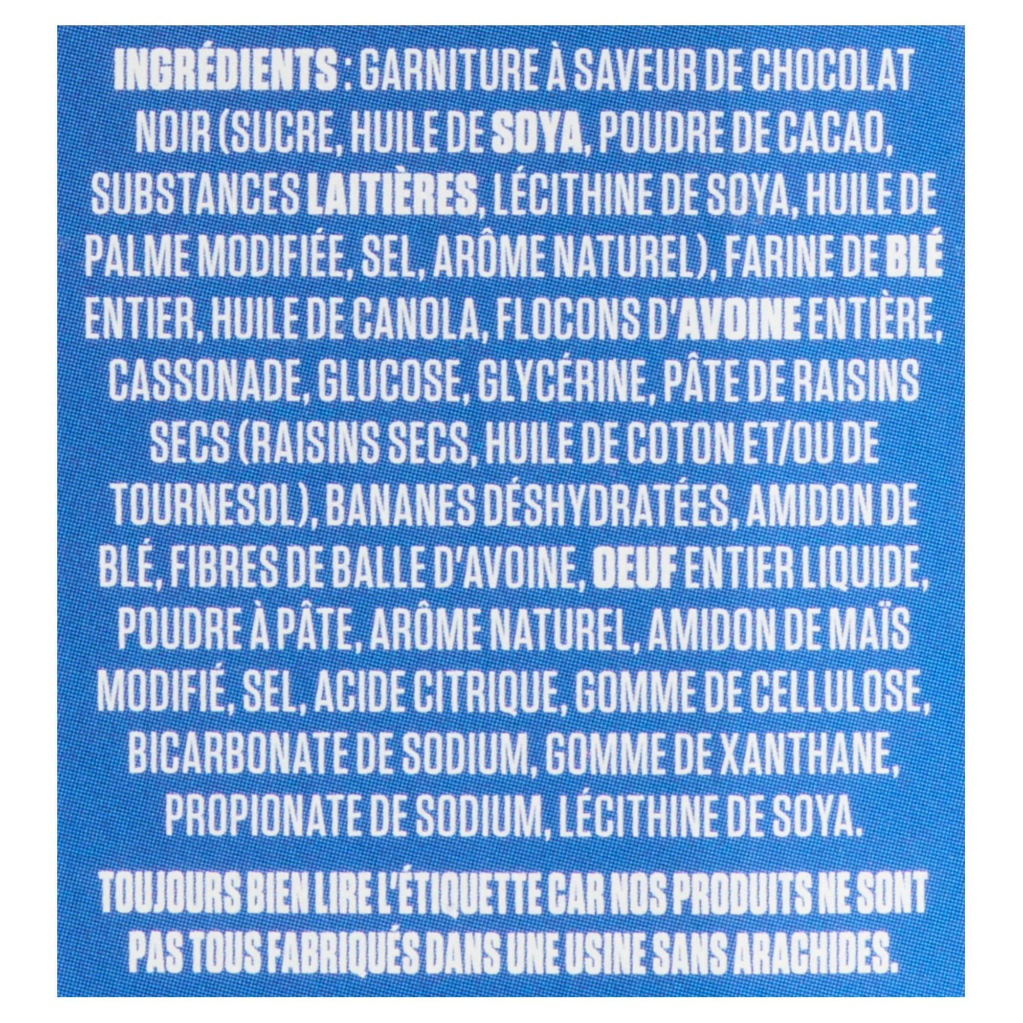 Muffin Max Choco Bananes Barres 223g / 6 barres muffin