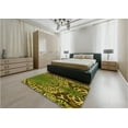 thumbnail image 5 of Ahgly Company Machine Washable Indoor Rectangle Transitional Green Area Rugs, 5' x 7', 5 of 7