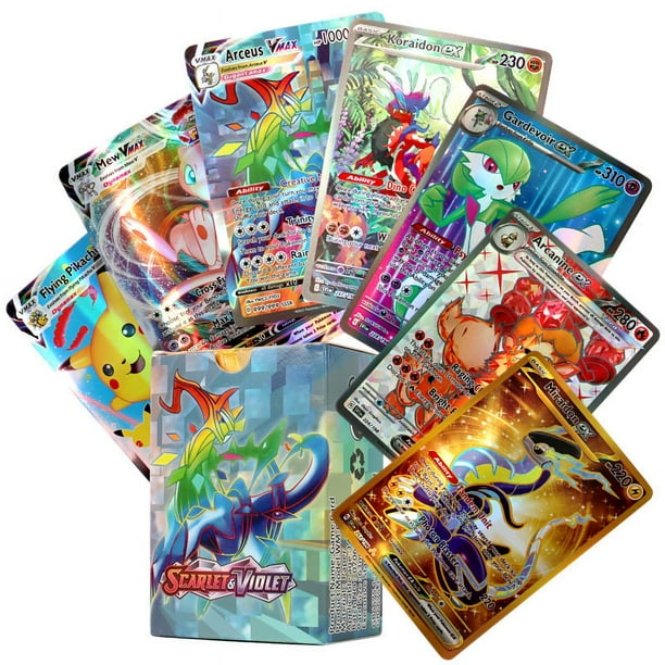 Tarjetas de Pokémon brillantes MEGA GX Vmax TAG EX, tarjetas de colección Proxy, juguetes, regalo para niños, versión en inglés, 60/100 piezas