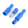 thumbnail image 2 of Autos Car Male & Female Bullet Socket Crimp Terminal Wire Connectors (Blue), 2 of 7
