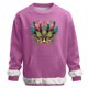 thumbnail image 2 of RKSTN Carnival Party Sweatshirts for Men Oversized Crew Neck Carnival Graphic Print Versatile Fleece Sweatshirt Mens Casual Round Neck Relaxed Fits Comfy Pullover Sweatshirt Top Fall Winter Clothes, 2 of 7