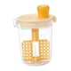 thumbnail image 2 of Mezclador de aderezo para ensaladas, vaso mezclador para ensaladas con asa y báscula, botella manual para ensaladas Amarillo, 2 of 9