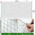 thumbnail image 4 of Bird Netting, YITUMU 50x50 FT Garden Netting with 2 in Square Mesh, Protect Plants/Fruit Tree/Vegetables from Poultry&Birds&Deer&Other Animals, Deer Fence Bird Netting for Yard, Garden, Farm, Orchard, 4 of 10