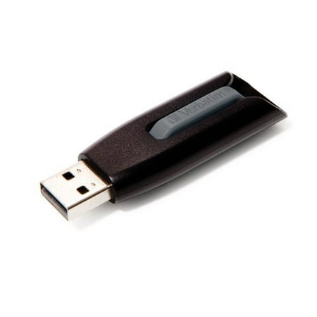 Verbatim Store 'n' Go V3 8 GB USB 3.0 Flash Drive - Gray - External Verbatim Store 'n' Go V3 8 GB USB 3.0 Flash Drive - Gray - External