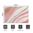 thumbnail image 5 of Pink White Gold Marble Pattern Door Rugs,Washable Non Slip Door Mats Indoor,Decorative Door Mats,Entry Mat Indoor for Entrance,Bedroom,Kitchen,Bathroom,16"x24", 5 of 6