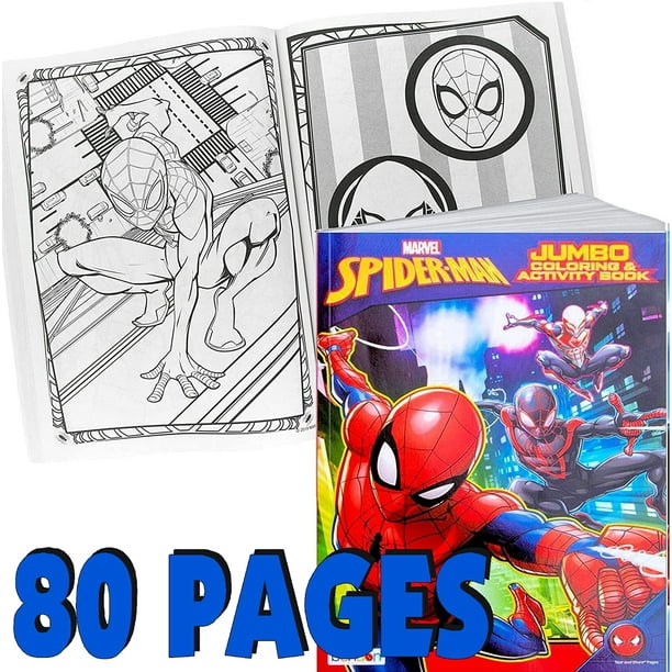 Spiderman Coloring & Activity Book