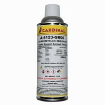 A 4123 GR06 SILVER METALLIC SEMI GLOSS POWDER COAT SPRAY PAINT | Car Parts and Repair Refinishing Coat for Permanent Sealing of Coated Surfaces