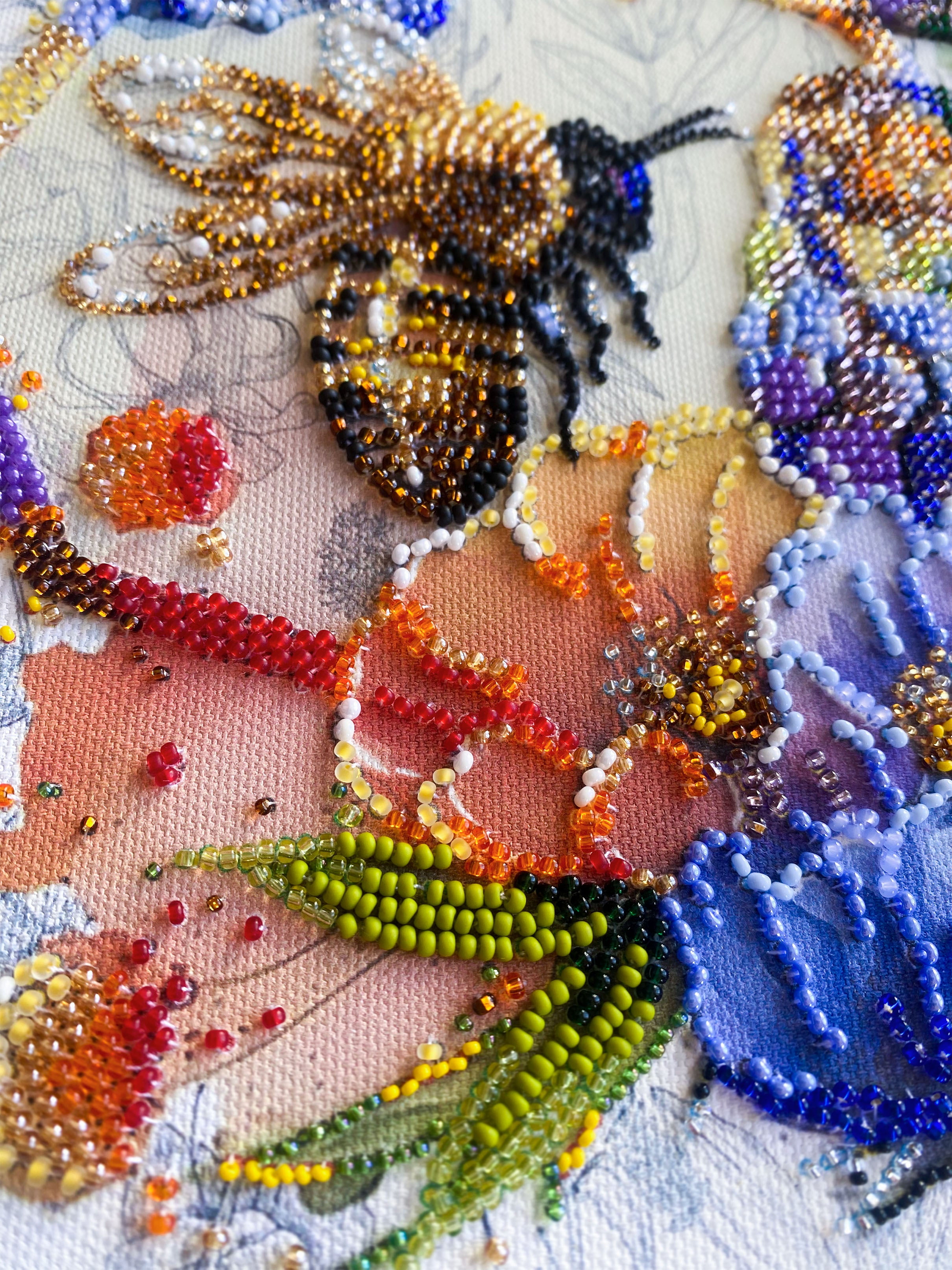 Main Bead Embroidery Kit - Flower honey AB-906