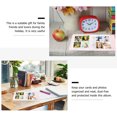 thumbnail image 4 of Miangastore Petit Album Photo Protecteur de Feuilles Photo Couverture de Cartes Transparentes Livre de Rangement Photo, 4 of 8