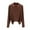 Coffee, variant on GigrtiJin Womens Long Sleeve Basic Tops Mock Turtleneck Solid Color Blouse Lightweight Casual Comfy Loose Shirts