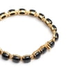 thumbnail image 3 of Women 6*4MM Black Star Bracelet,Silver Gold,wedding Anniversary Gift for man,child, 3 of 5