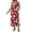 Red Flower, variant on Ekouaer Nightgowns for Women Sleeveless Sleepshirt Long Print House Dress Tank Nightshirt Maxi Casual Dress with Pockets