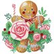 thumbnail image 1 of 5D DIY Taladro Parcial Con Forma Especial Navidad Galleta Hombre 30x30cm, 1 of 9