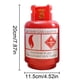 thumbnail image 3 of Tarro de Ahorros | Banco de dinero de plástico grande y pequeño | Organizador robusto de monedas de efectivo | Diseño único de botellas de gas | Acento de Decoración del Hogar | Interior espacioso, 3 of 9
