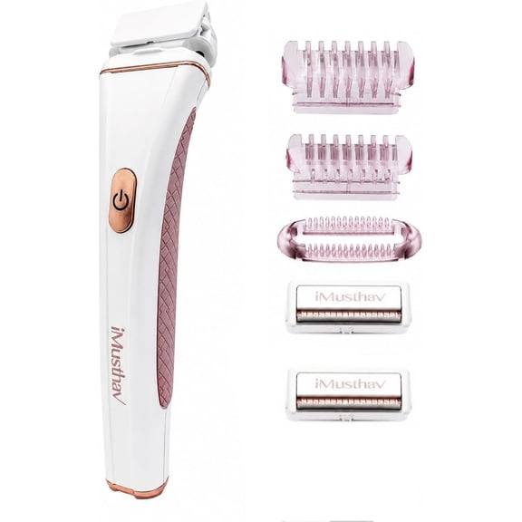 iMusthav Smooth & Silky Body & Bikini Trimmer Kit, Wet/Dry, Battery Operated