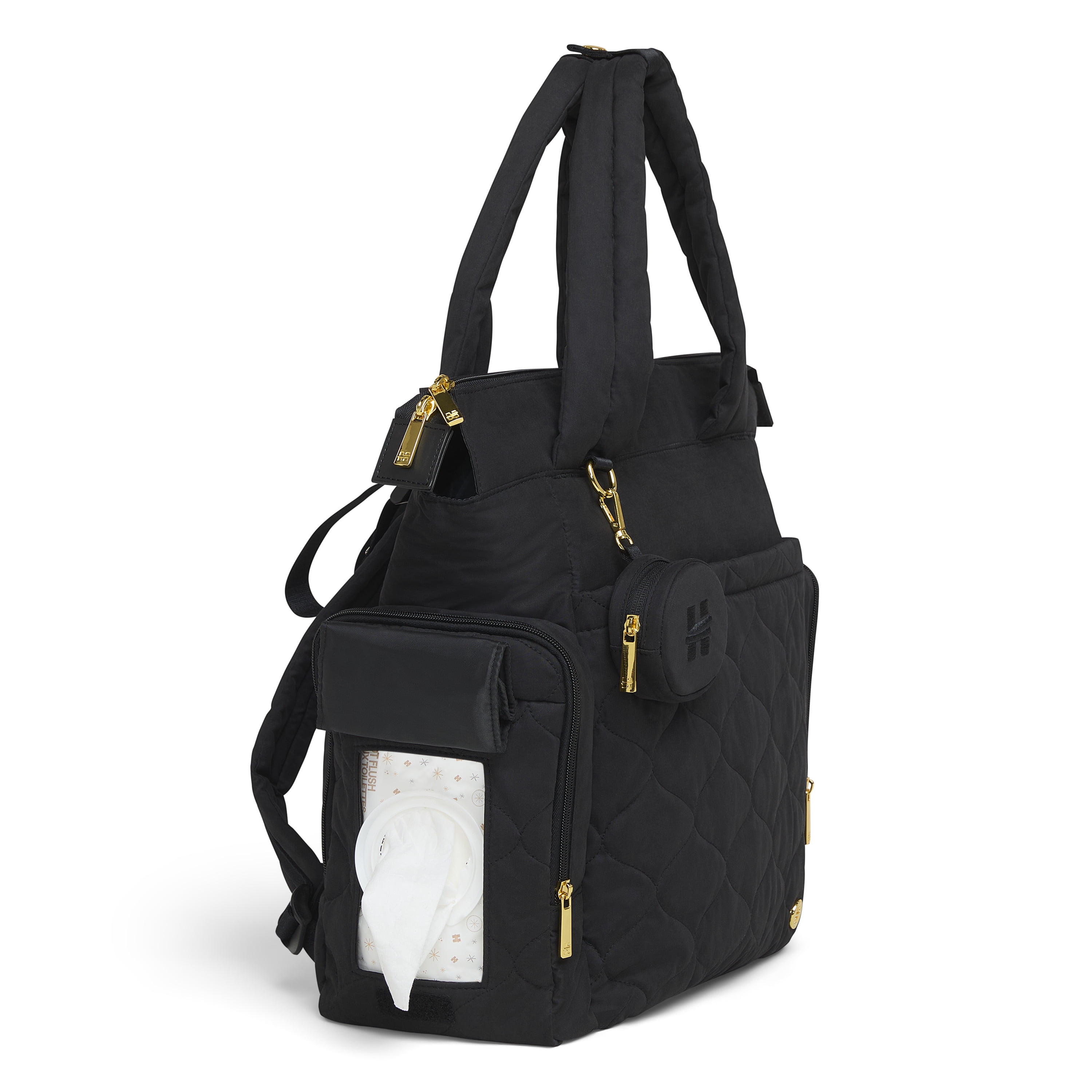 Huggies Cozy Hugg Pack Diaper Bag, Black