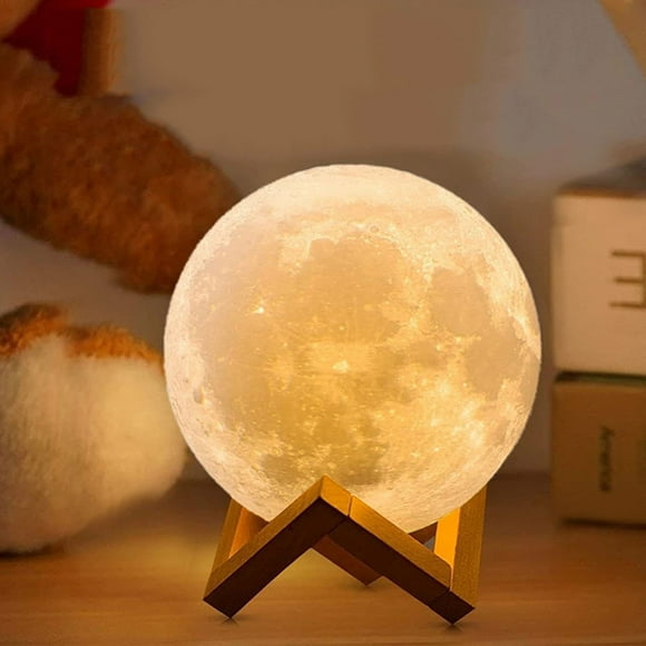 Moon Lamp,8cm Moon Lamp 3D Moon Light Moon Night Light Top-Notch Performance
